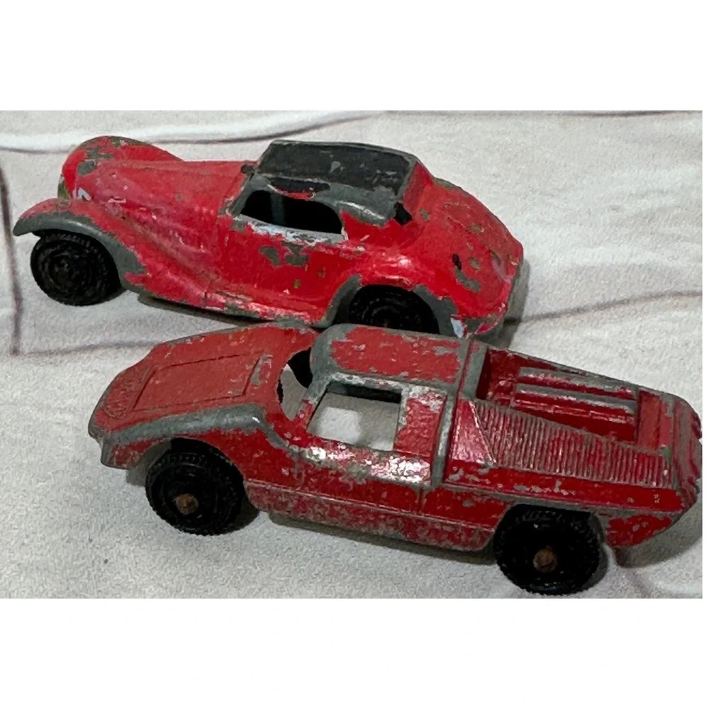 Vintage Diecast Tootsie Toys Car Lot 10pcs Fiat Abarth Tanker Truck‎ Roadster